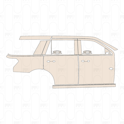 Pre-Cut PPF Ford Expedition Standard Wheelbase King Ranch 2022