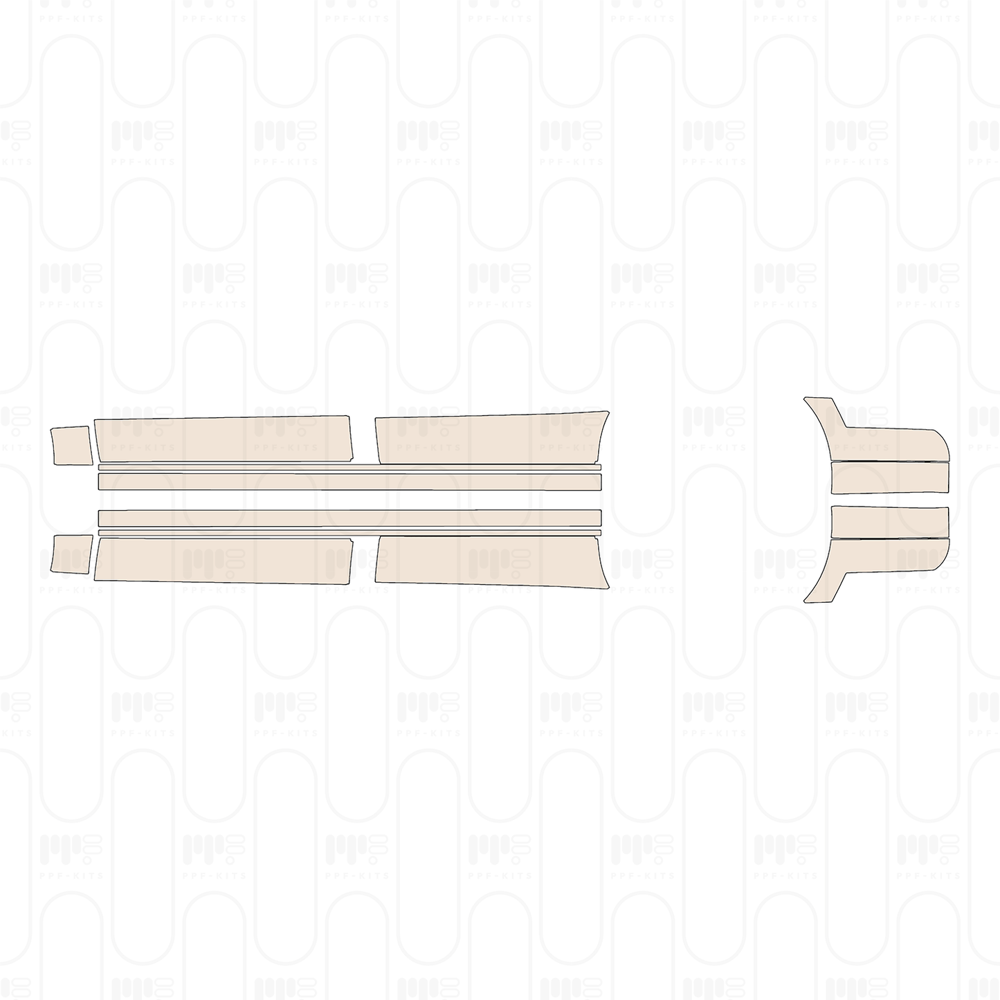 Pre-Cut PPF Ford Expedition Extended Wheelbase King Ranch 2022