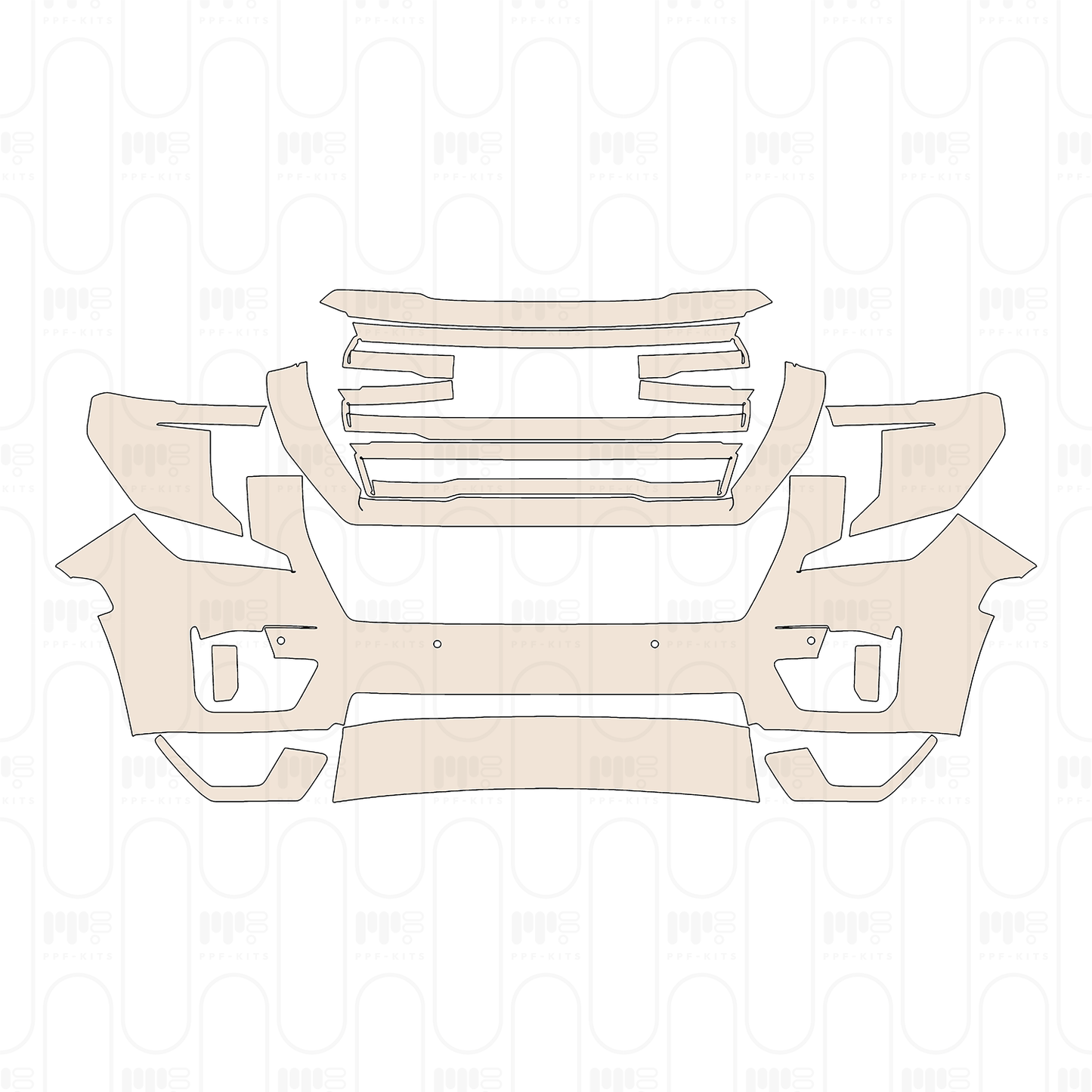 Pre-Cut PPF GMC Yukon SLE 2022