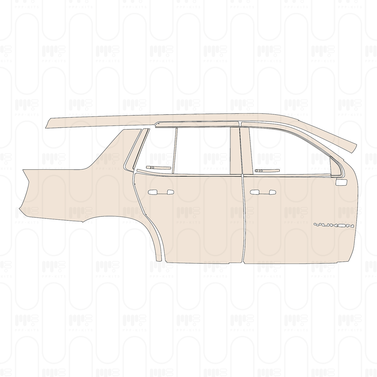 Pre-Cut PPF GMC Yukon SLE 2022