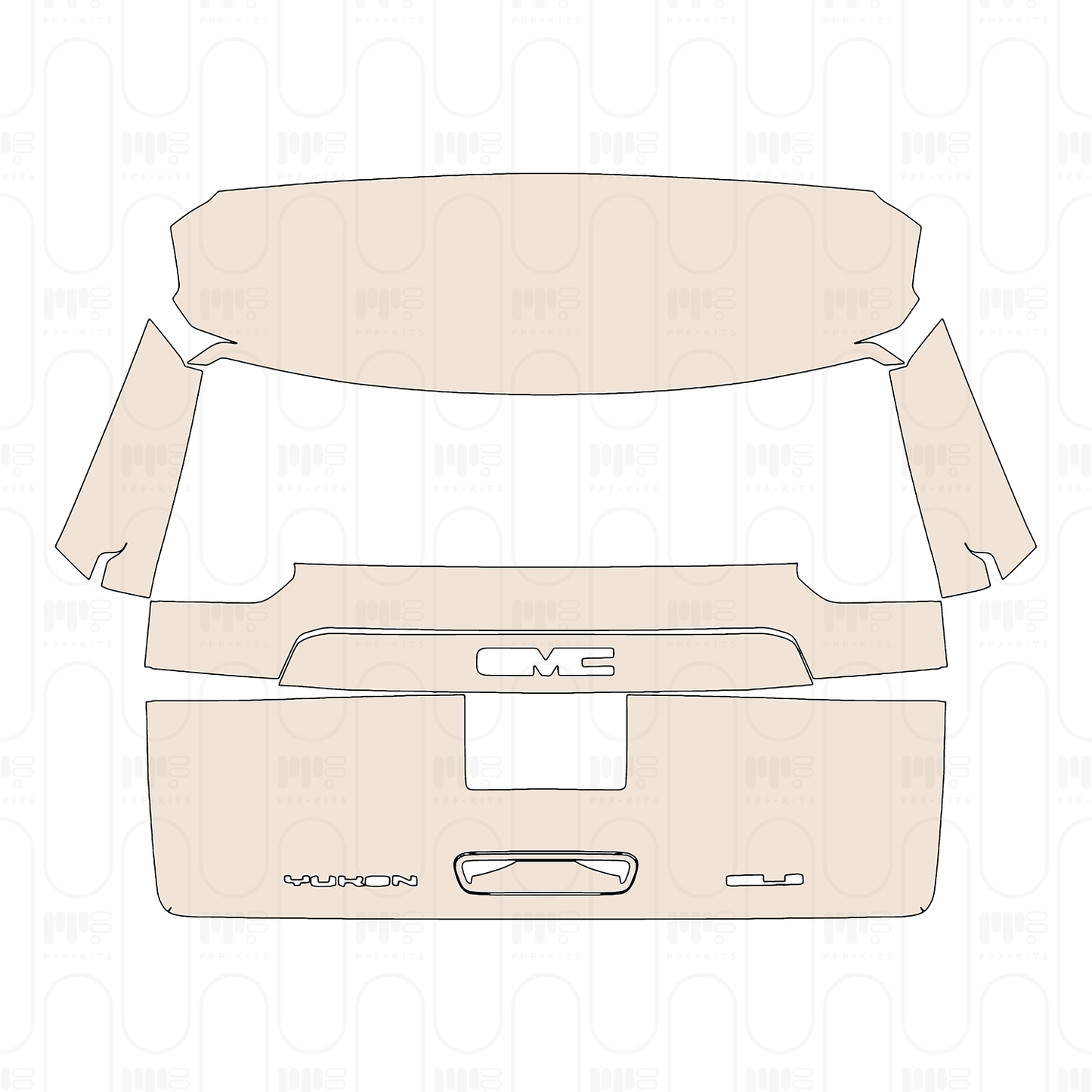 Pre-Cut PPF GMC Yukon SLE 2022
