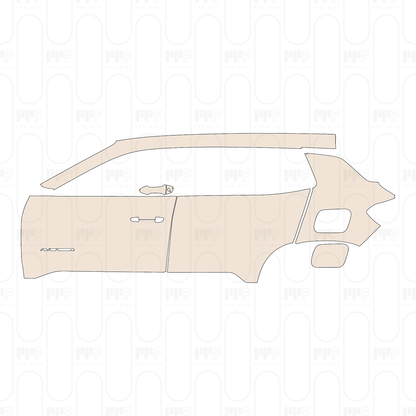 Pre-Cut PPF JEEP Avenger Petrol 2024