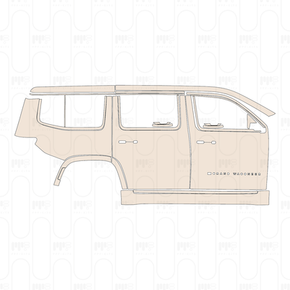 Pre-Cut PPF JEEP Grand Wagoneer Standard Wheelbase Series II 2022