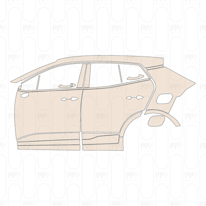 Pre-Cut PPF KIA Sportage (EU) GT-Line 2022