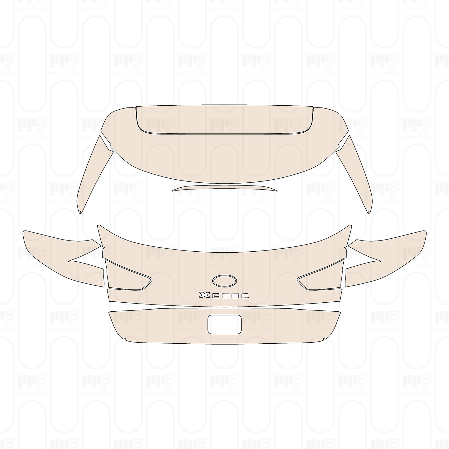 Pre-Cut PPF KIA Xceed (EU) Base 2022