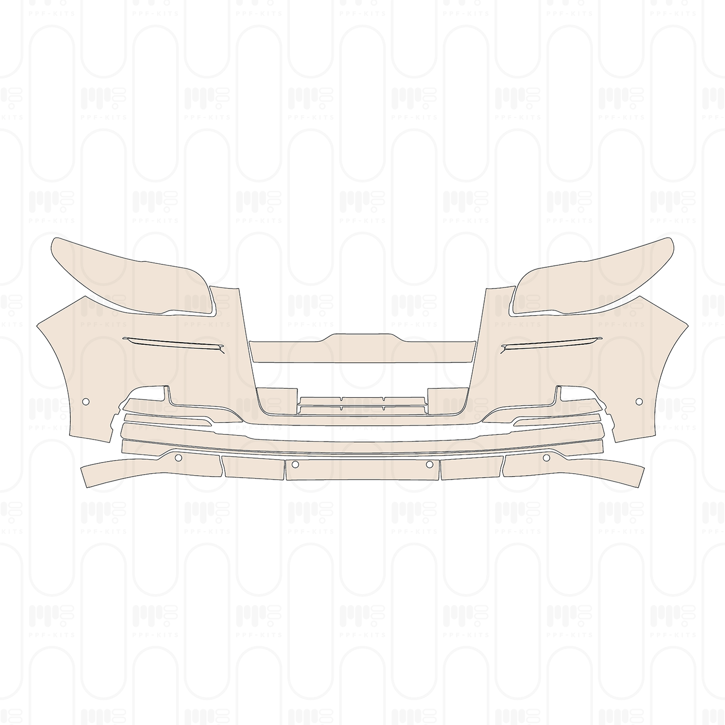Pre-Cut PPF Lincoln Navigator Extended Wheelbase 2022