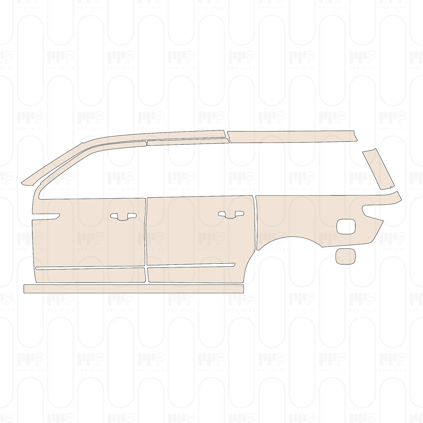 Pre-Cut PPF Lincoln Navigator Extended Wheelbase 2022