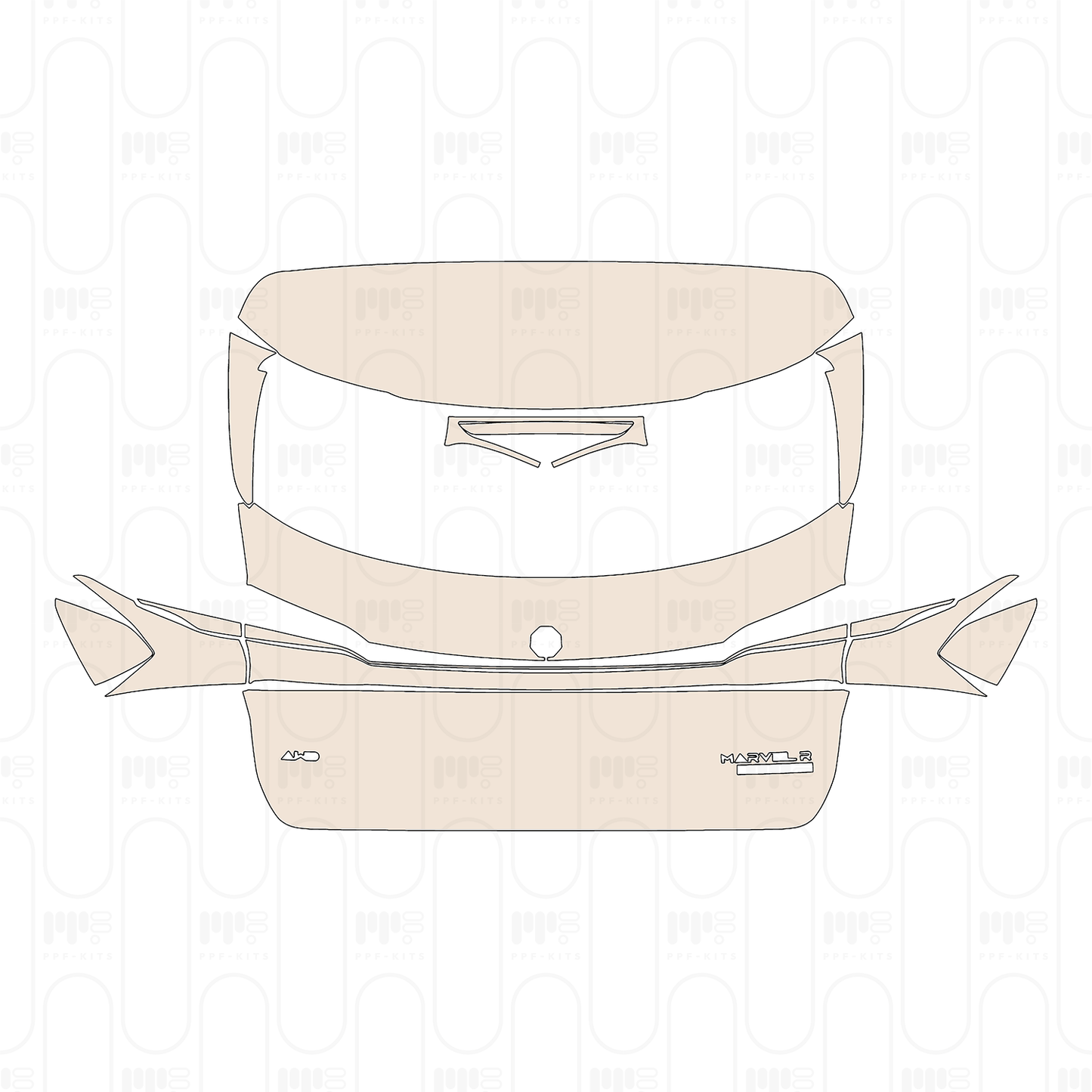 Pre-Cut PPF MG Marvel R Electric 2022