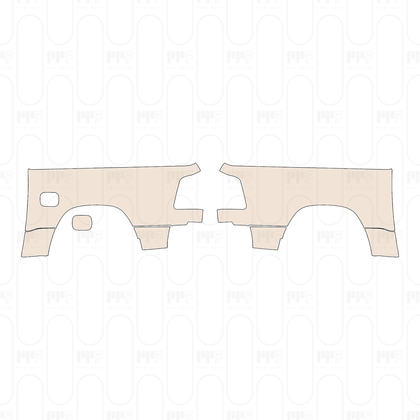 Pre-Cut PPF RAM Trucks 1500 Crew Cab Laramie 2023