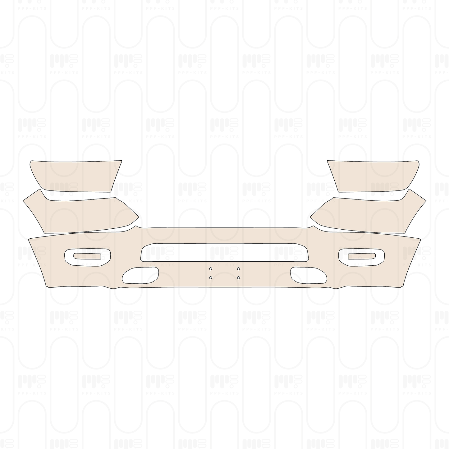 Pre-Cut PPF RAM Trucks 1500 Crew Cab Laramie 2023