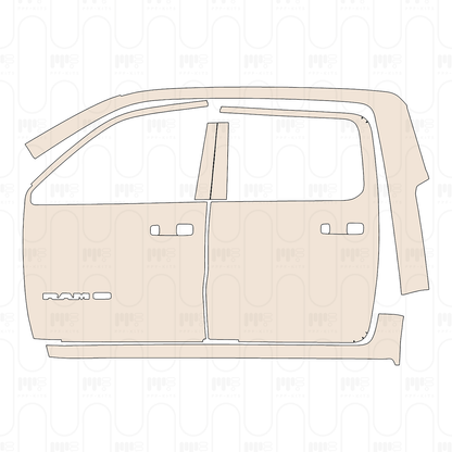 Pre-Cut PPF RAM Trucks 1500 Crew Cab Limited Longhorn 2024