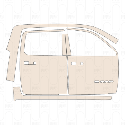 Pre-Cut PPF RAM Trucks 1500 Crew Cab Limited Longhorn 2024