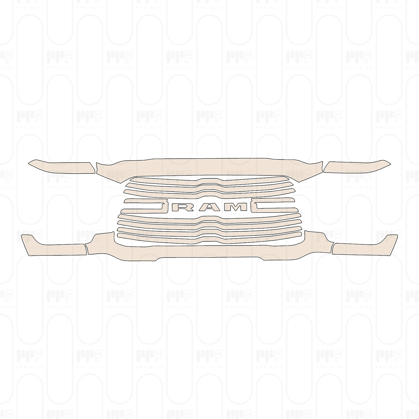 Pre-Cut PPF RAM Trucks 3500 Laramie 2024
