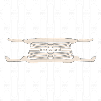 Pre-Cut PPF RAM Trucks 3500 Laramie 2024