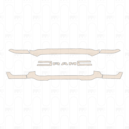 Pre-Cut PPF RAM Trucks 2500 Crew Cab Tradesman 2023