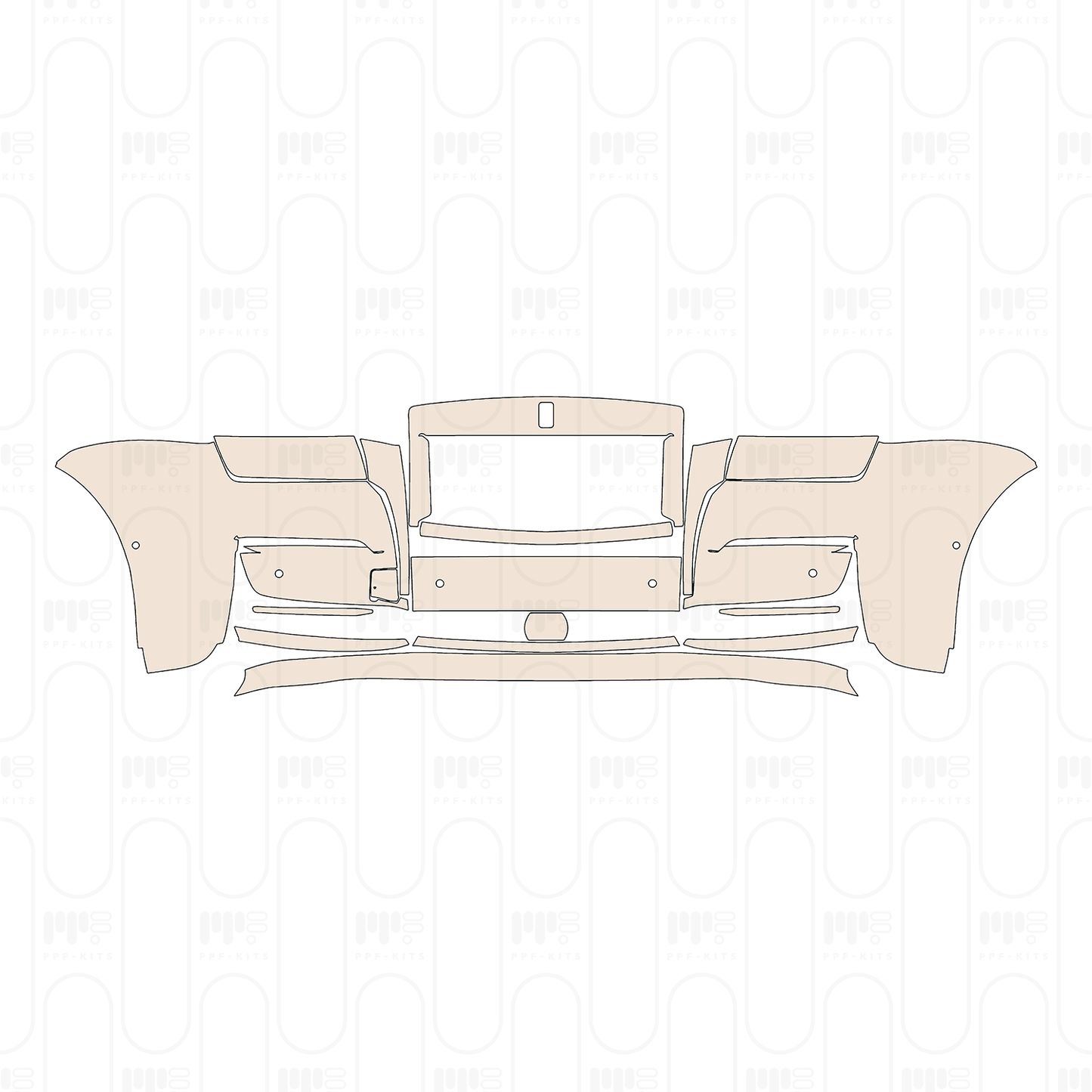 Pre-Cut PPF Rolls-Royce Ghost Extended Wheelbase 2021