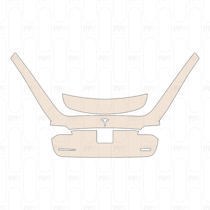 Pre-Cut PPF Tesla Model X Base 2024
