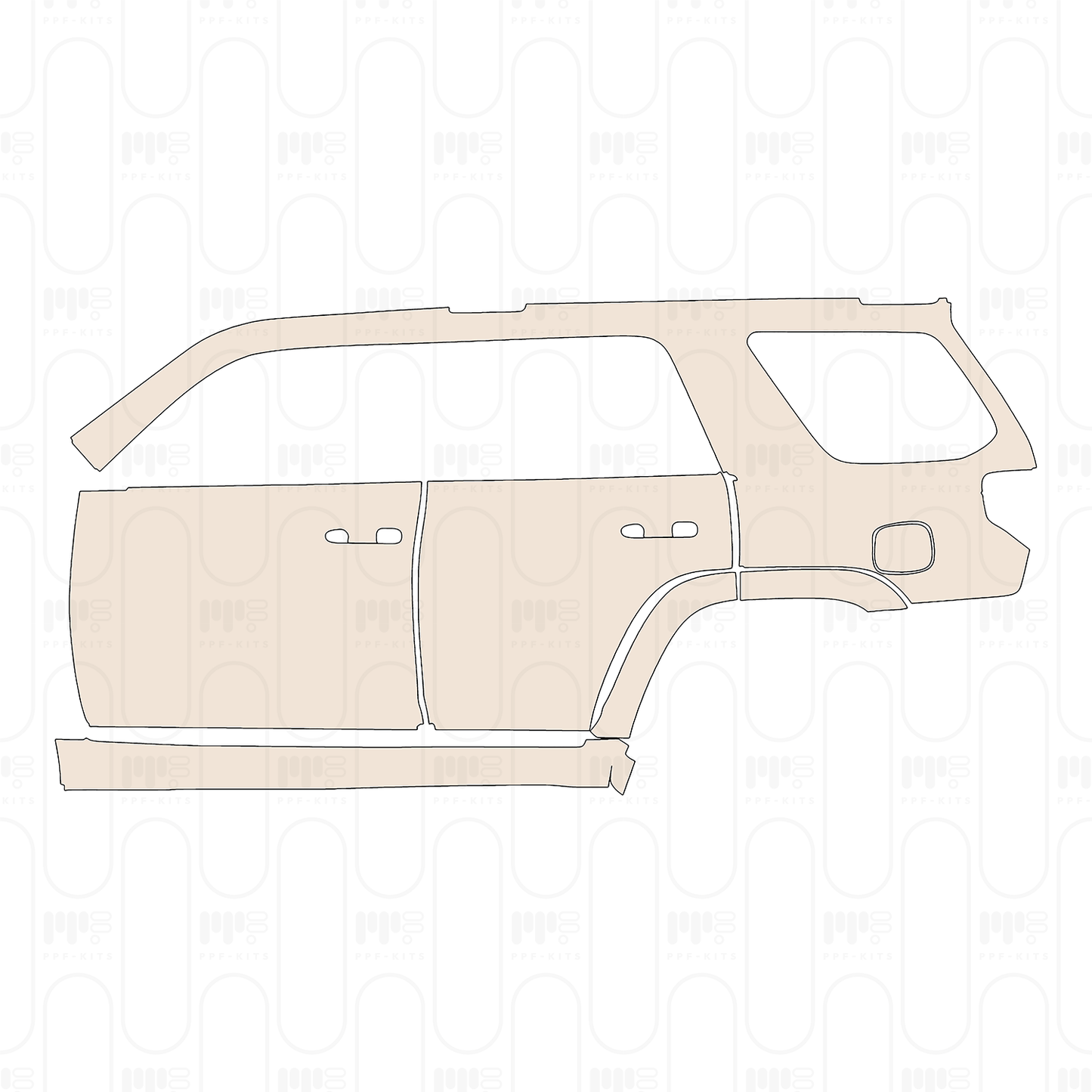 Pre-Cut PPF Toyota 4 Runner Limited 2023