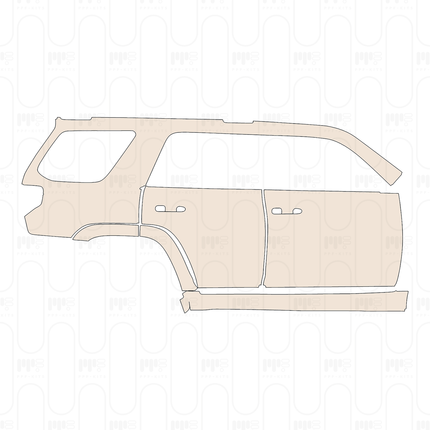Pre-Cut PPF Toyota 4 Runner TRD Sport 2023