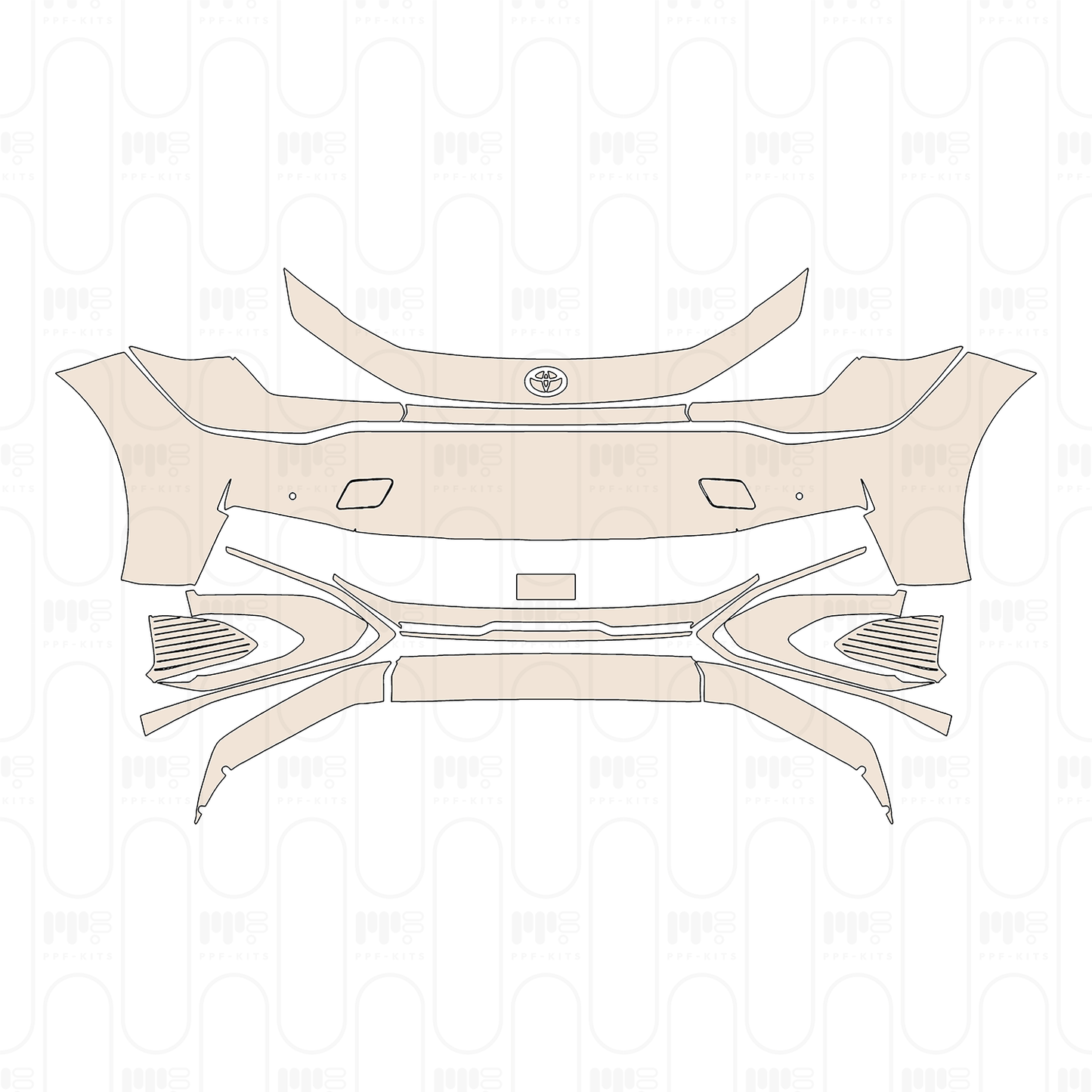 Pre-Cut PPF Toyota bZ3 2023
