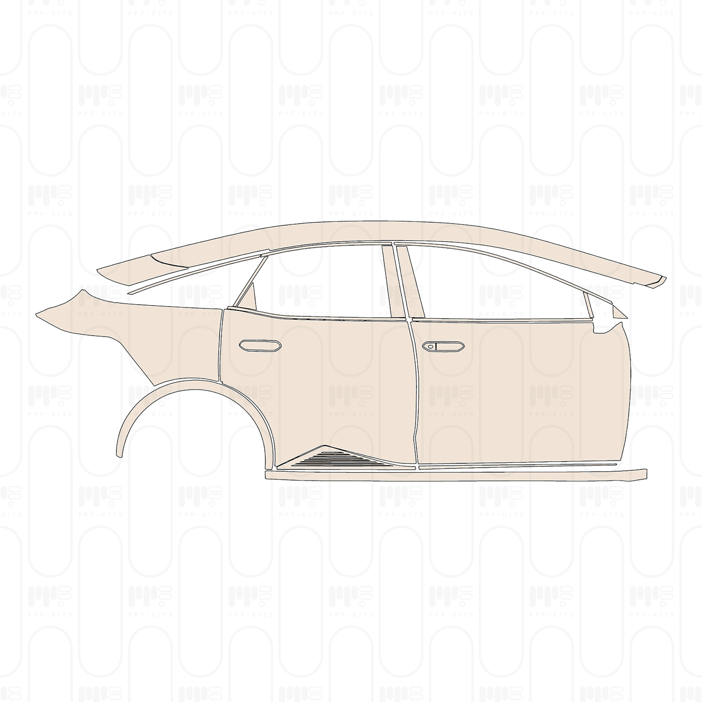 Pre-Cut PPF Toyota bZ3 2023