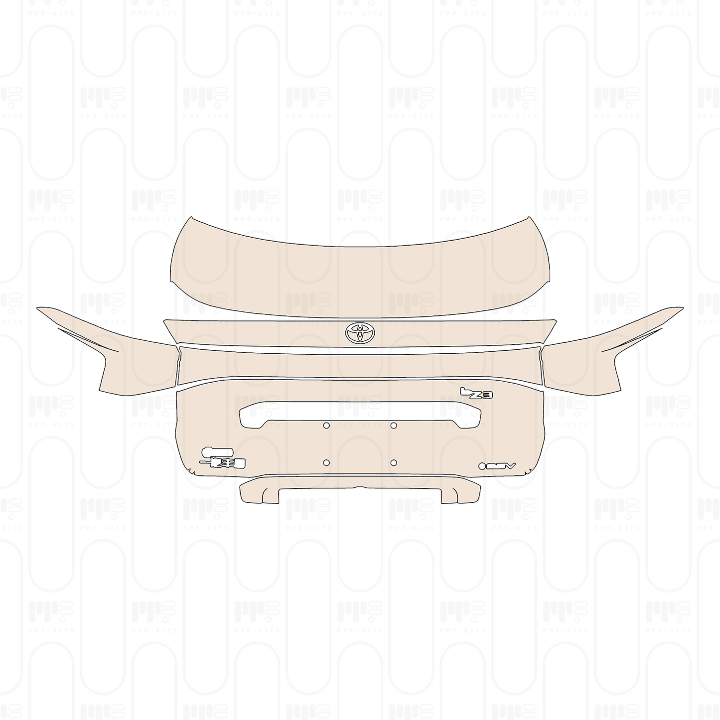 Pre-Cut PPF Toyota bZ3 2023