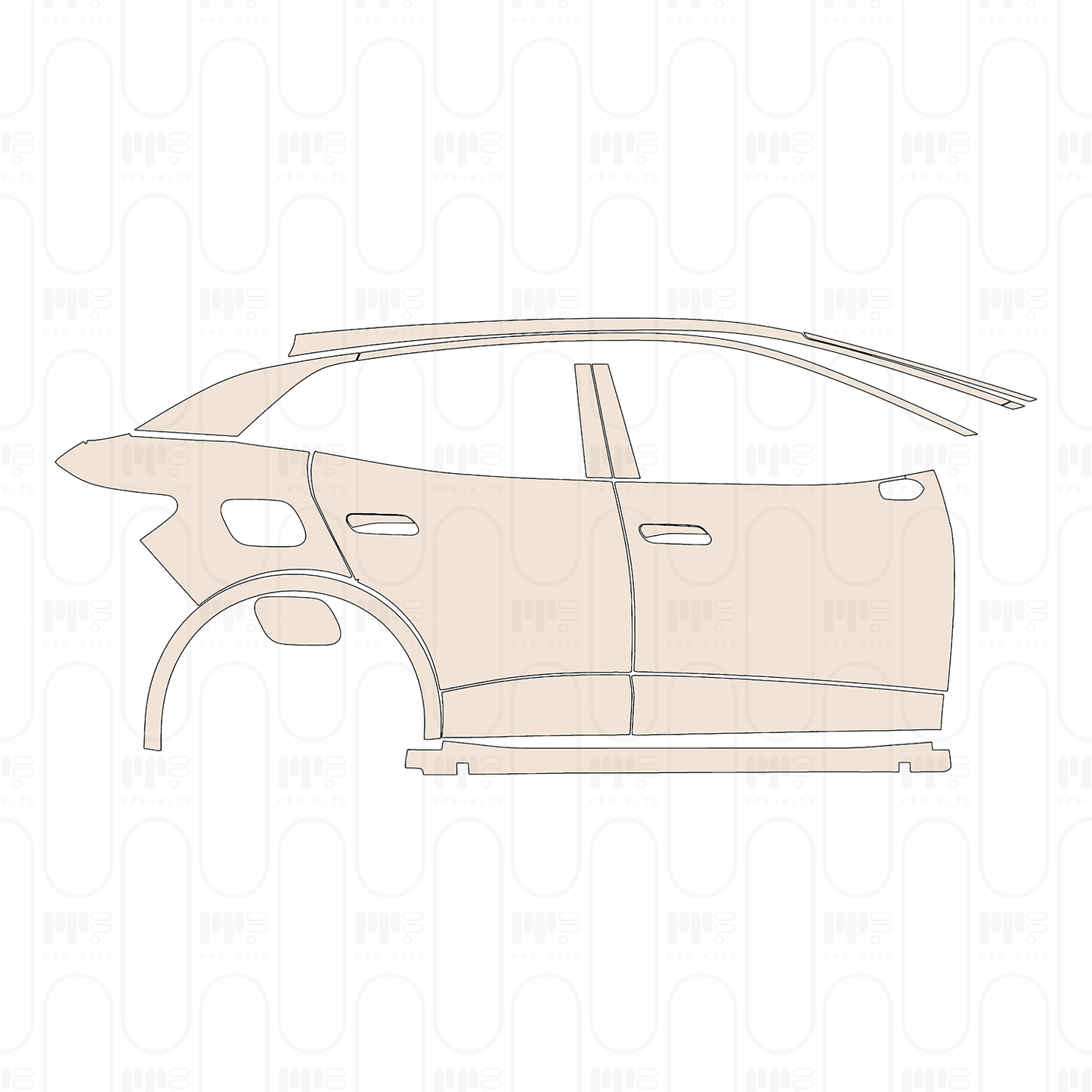 Pre-Cut PPF Volkswagen ID.4 Base 2023