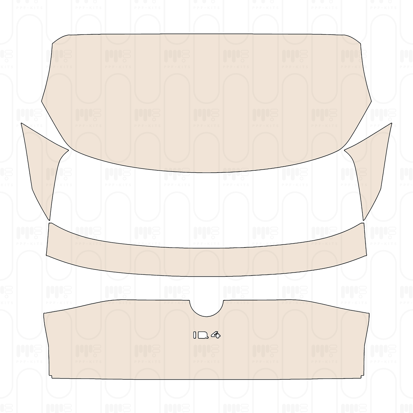 Pre-Cut PPF Volkswagen ID.4 Base 2023