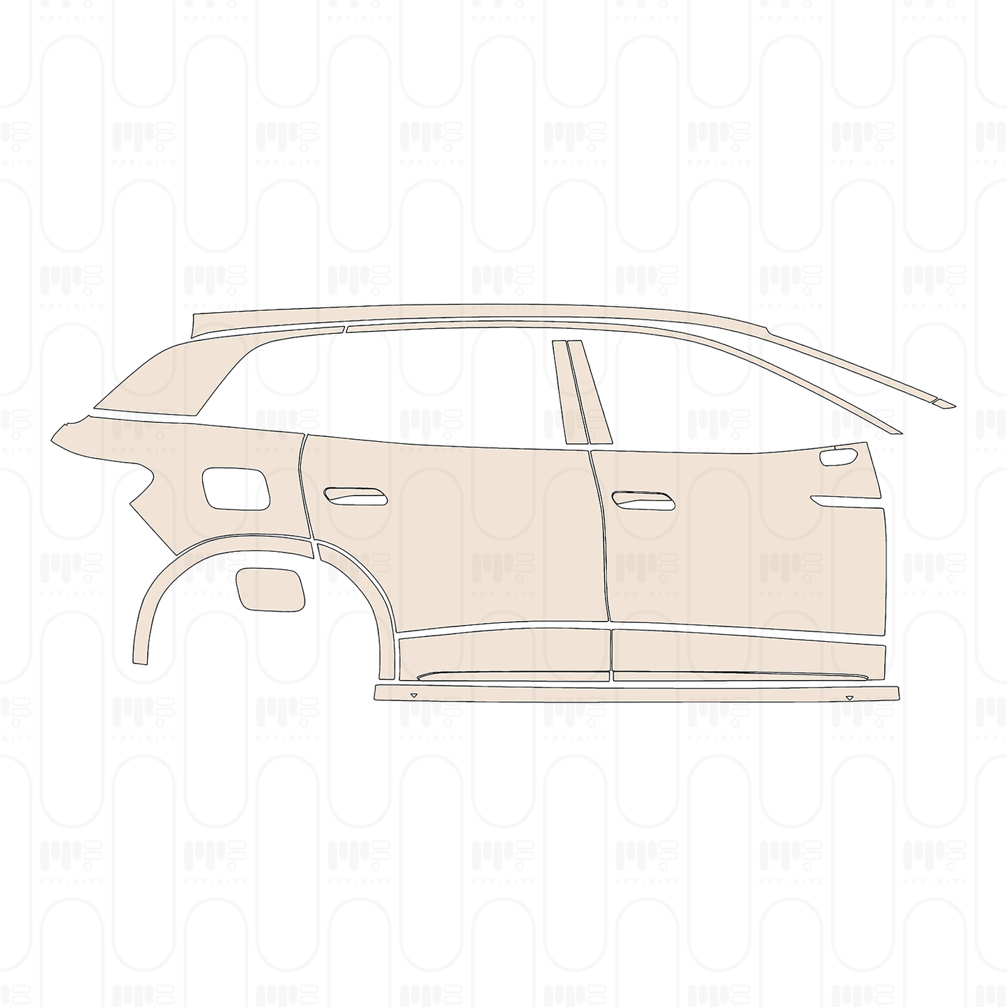 Pre-Cut PPF Volkswagen ID.6 X 2023