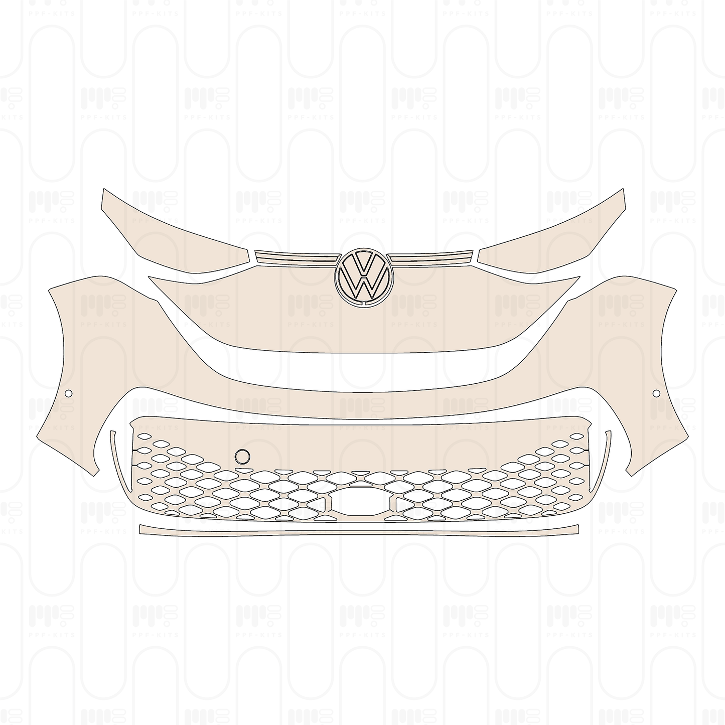 Pre-Cut PPF Volkswagen ID.BUZZ Standard Wheelbase Standard 2023