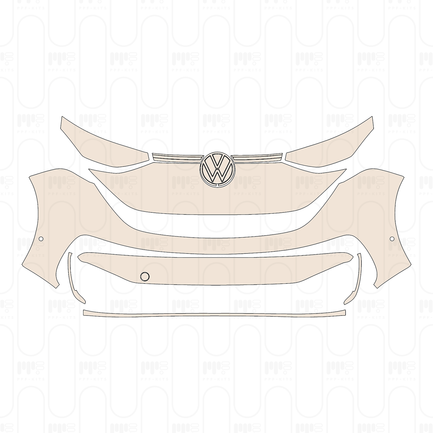 Pre-Cut PPF Volkswagen ID.BUZZ Standard Wheelbase Standard 2023
