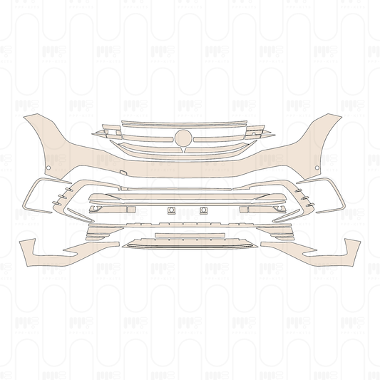 Pre-Cut PPF Volkswagen Tiguan L R-Line 2022