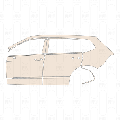 Pre-Cut PPF Volkswagen Tiguan L R-Line 2023