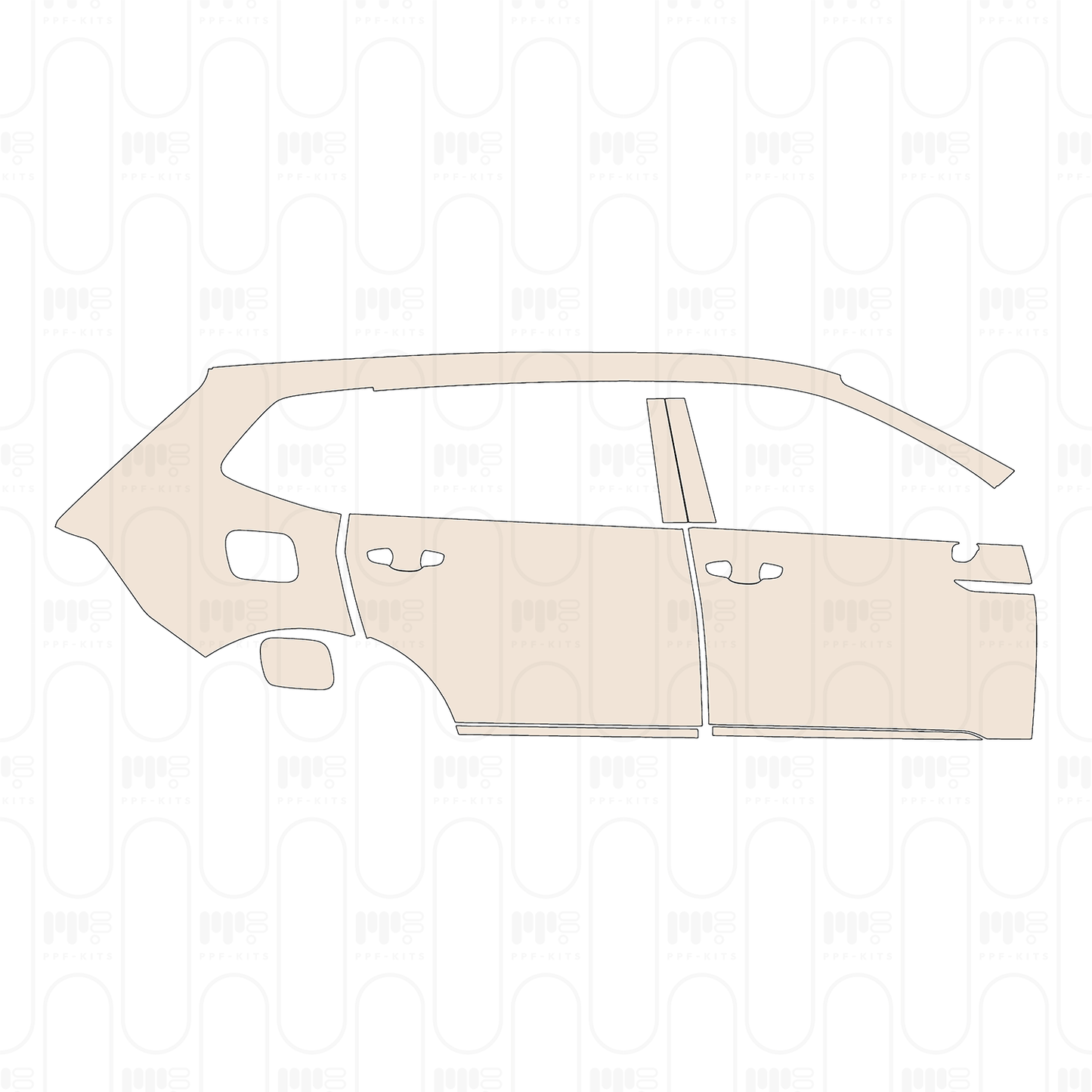 Pre-Cut PPF Volkswagen Tiguan (US) S 2023