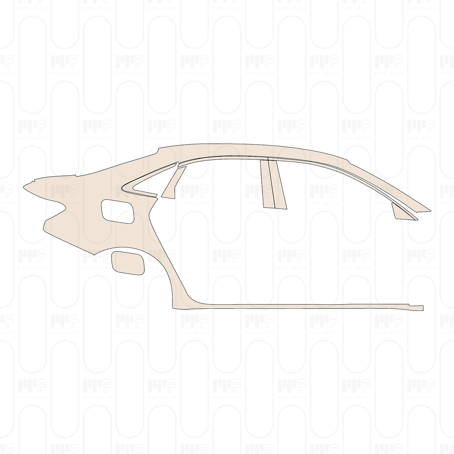 Pre-Cut PPF Audi A3 Sedan Base 2022