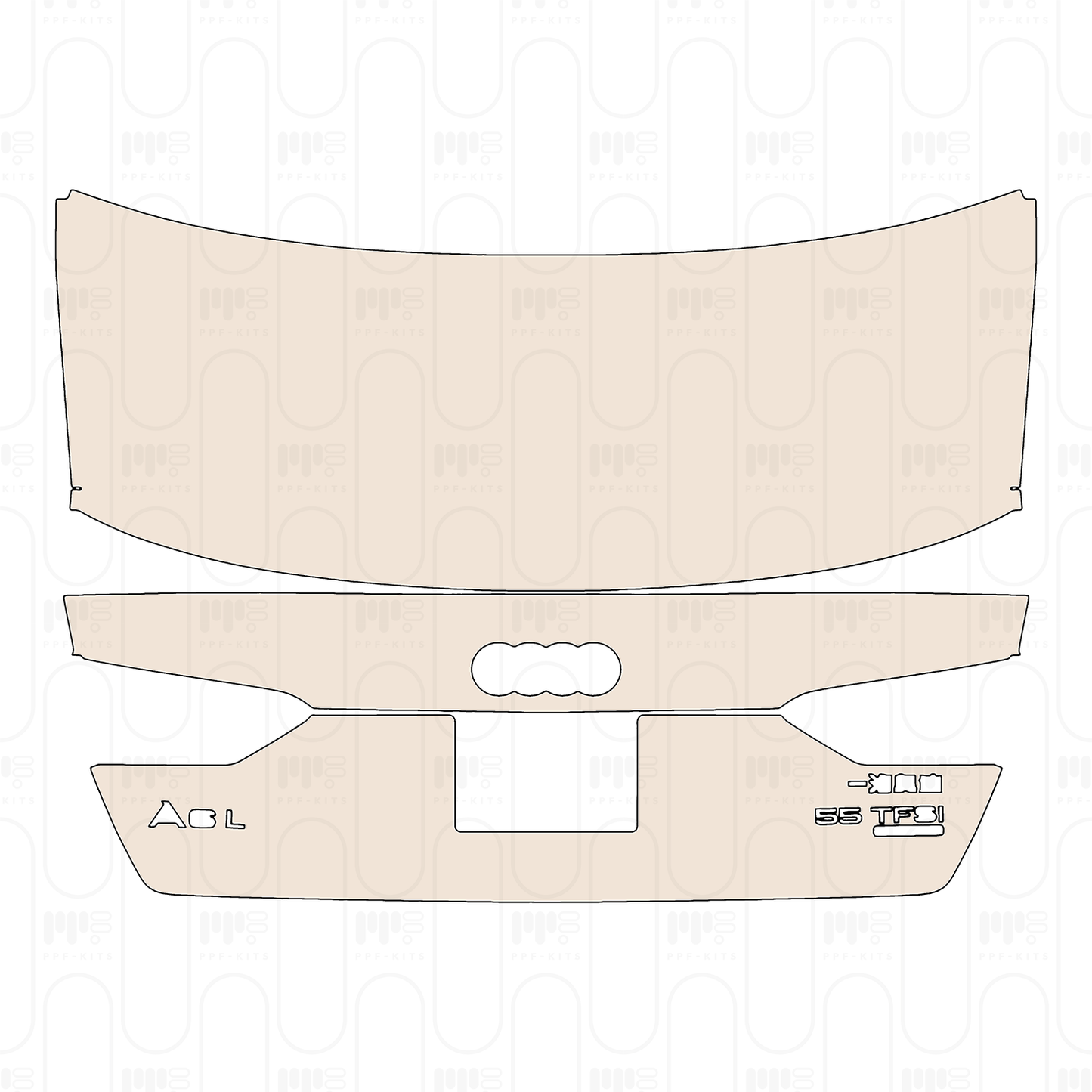 Pre-Cut PPF Audi A6 A6L Base 2022