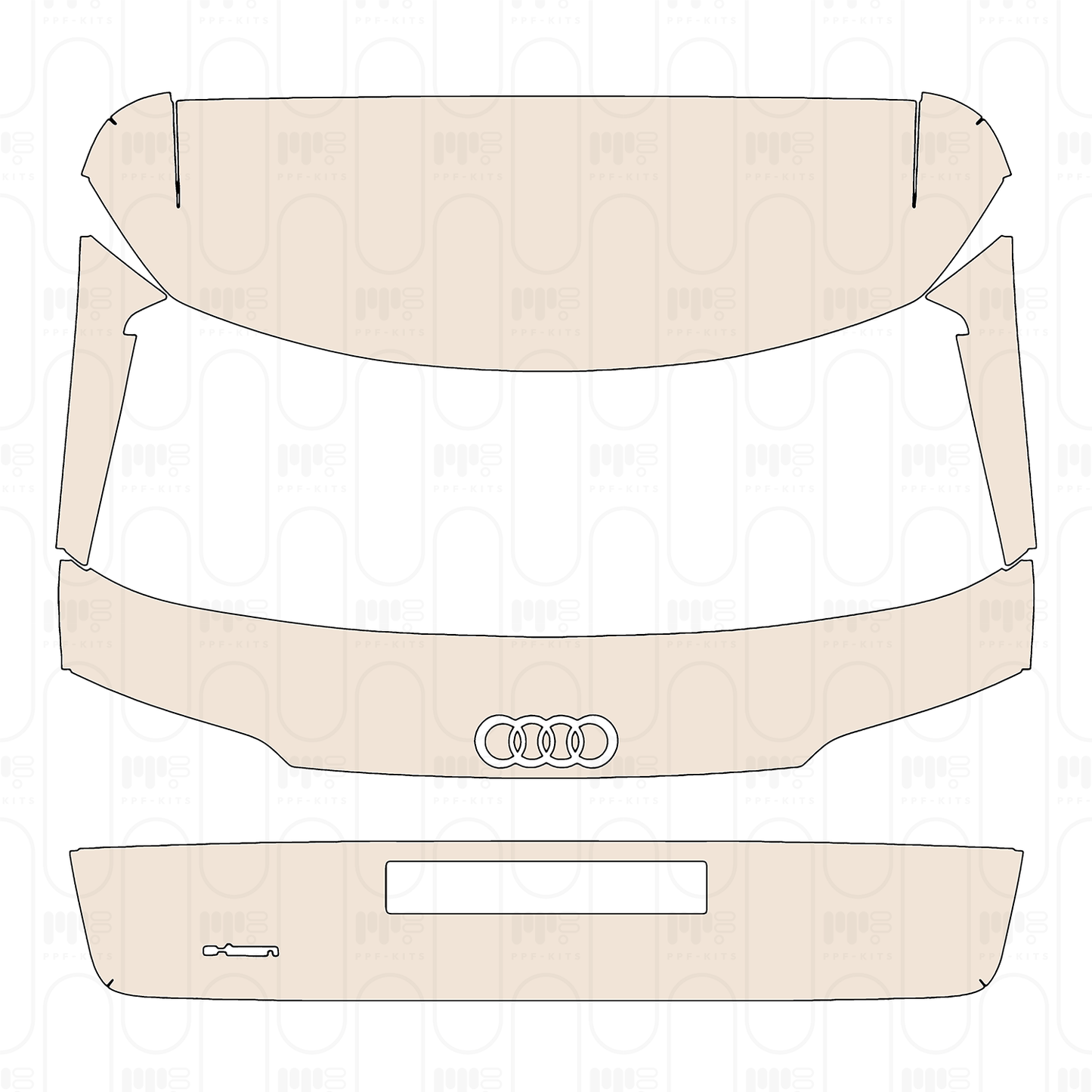 Pre-Cut PPF Audi e-tron Base 2022