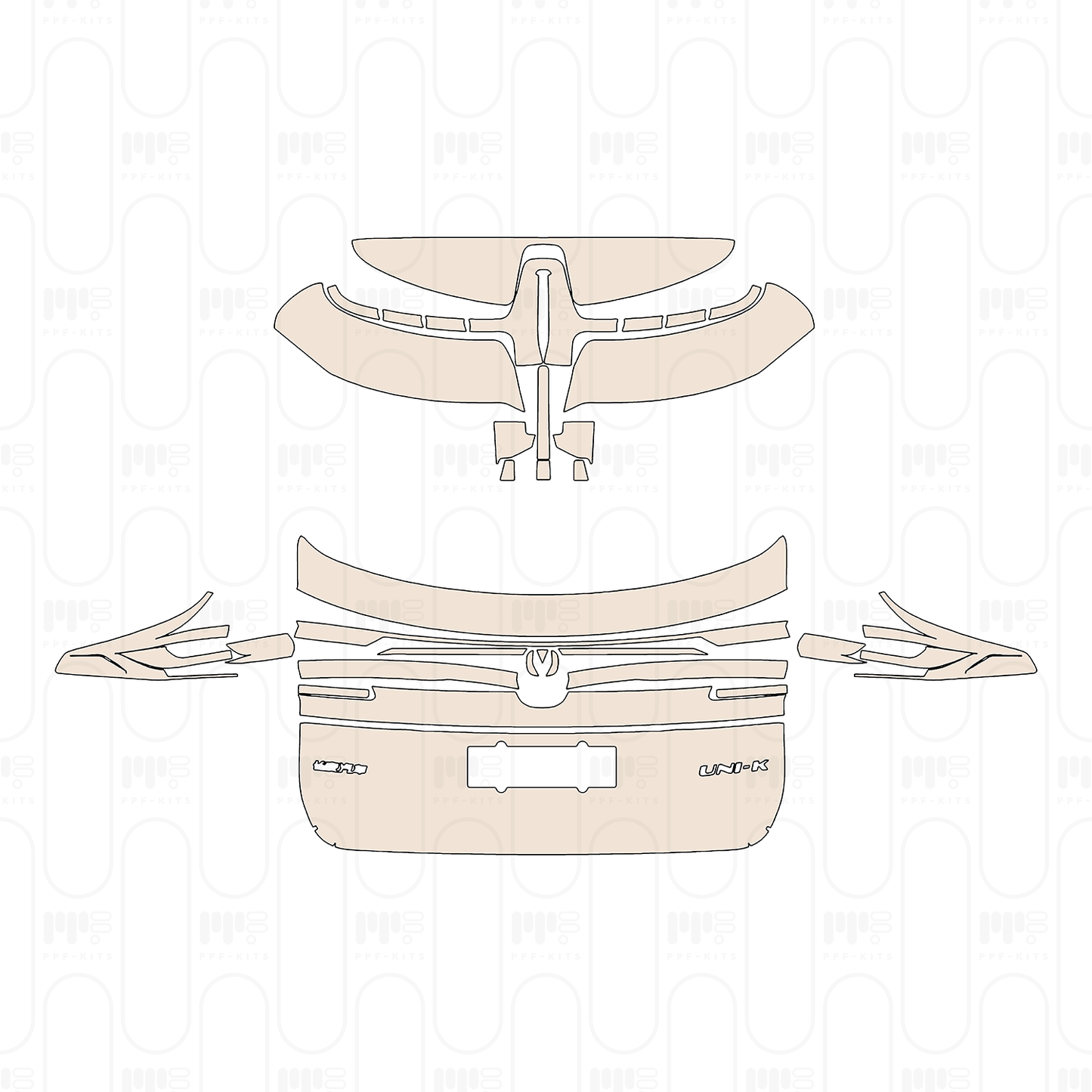 Pre-Cut PPF Changan Auto UNI-K 2023
