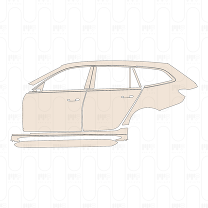Pre-Cut PPF BMW 3 Series Touring M3 Competition 2022