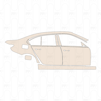 Pre-Cut PPF BMW 3 Series Sedan Base Extended Wheelbase 2022