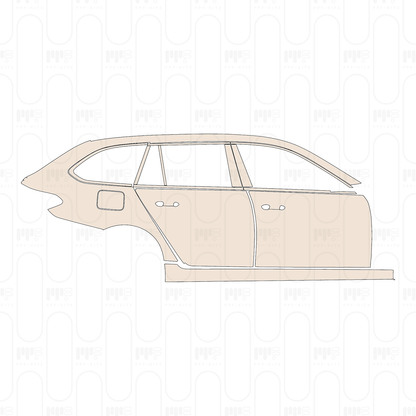 Pre-Cut PPF BMW 5 Series Touring Base 2022