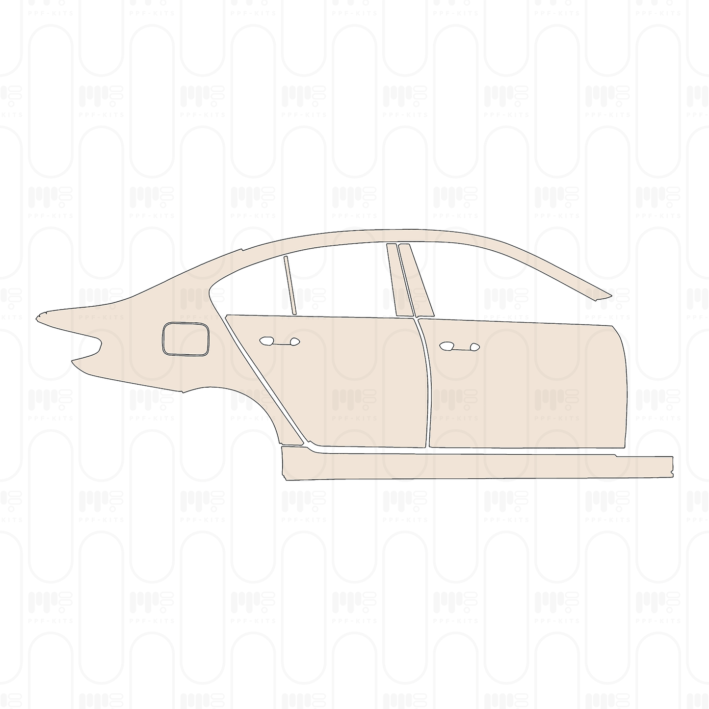 Pre-Cut PPF BMW 5 Series Sedan M5 2022