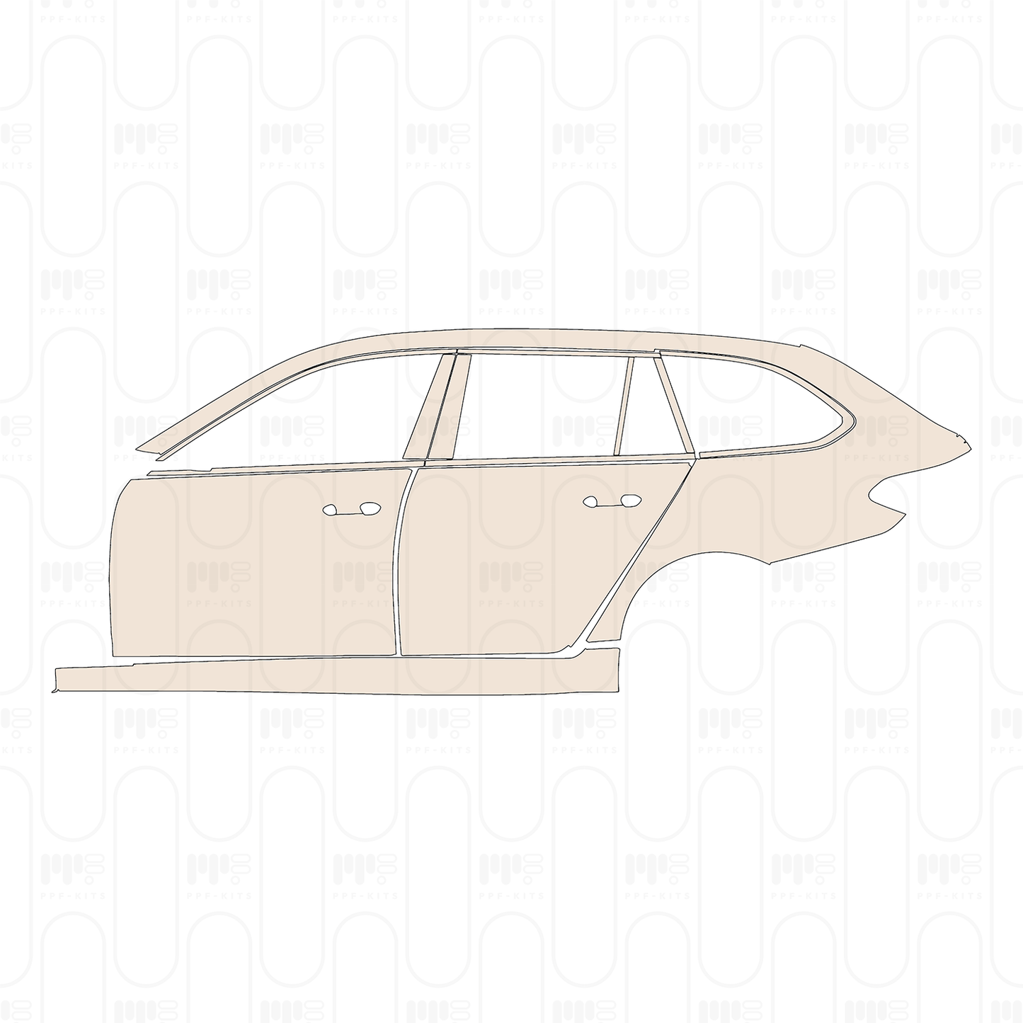 Pre-Cut PPF BMW 5 Series Touring M Sport 2022