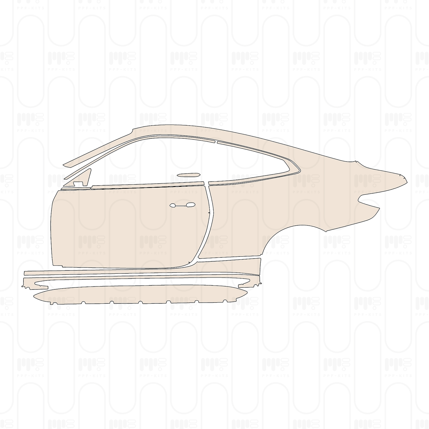Pre-Cut PPF BMW 4 Series Coupe M4 Competition 2022