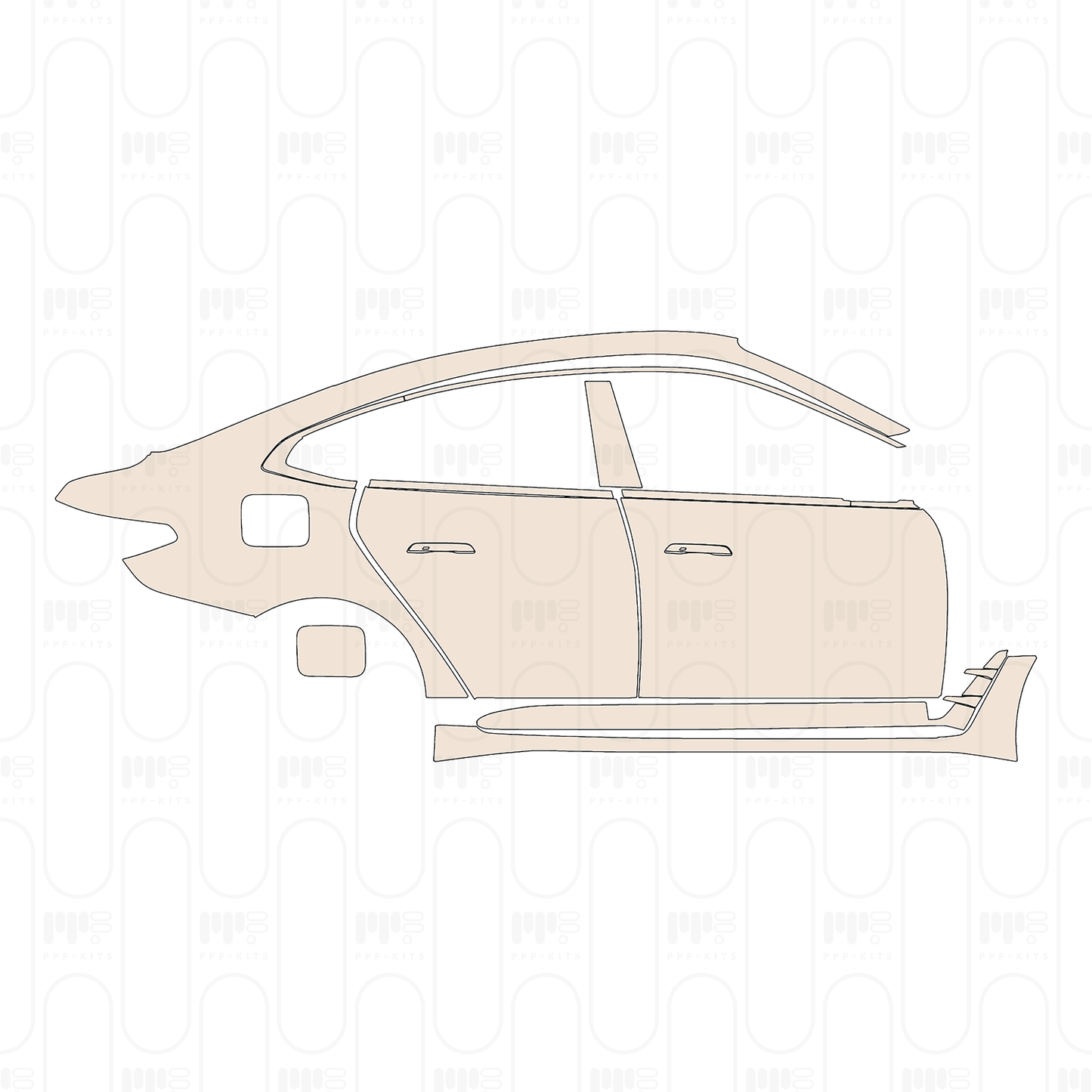 Pre-Cut PPF BMW i4 M50 (CN) 2023