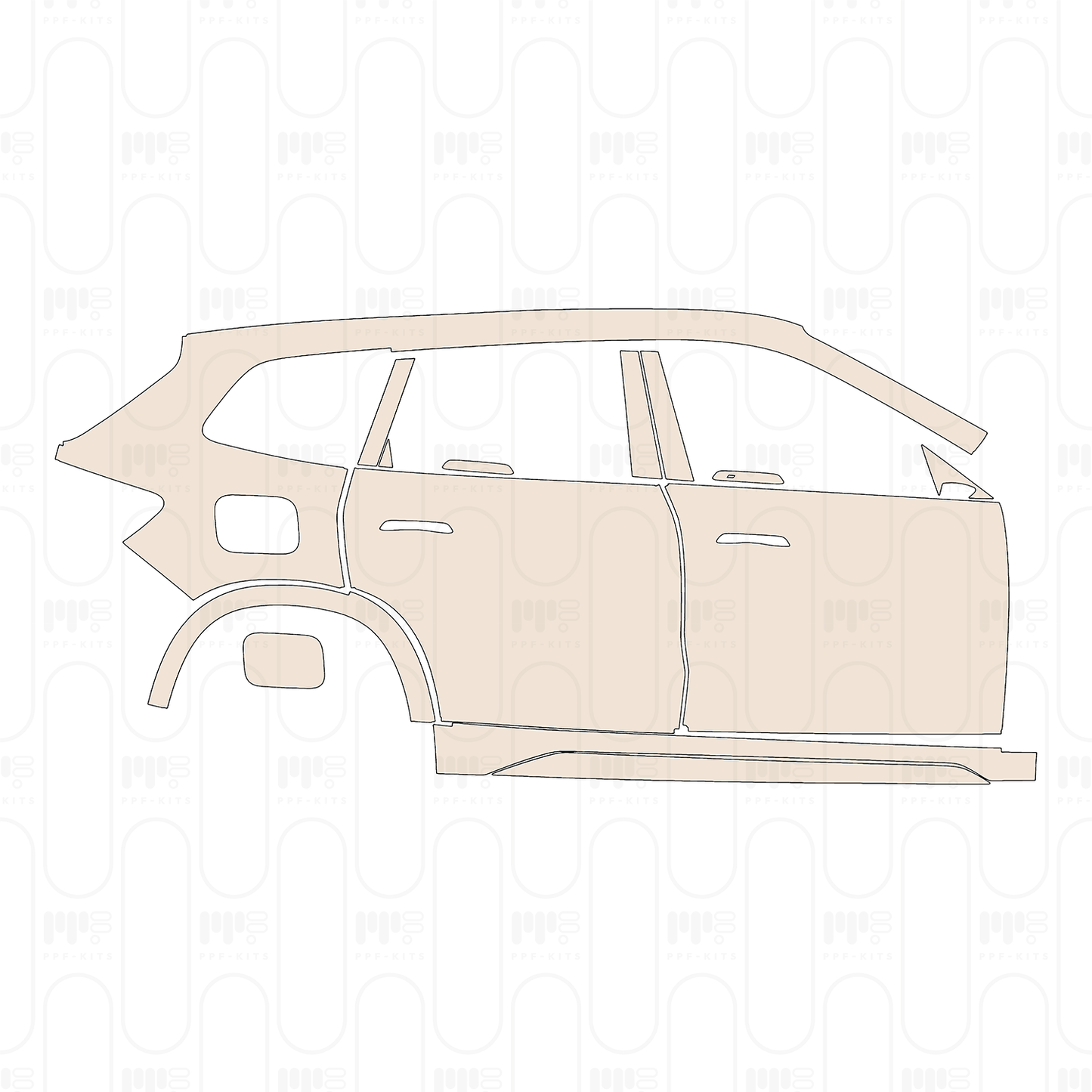 Pre-Cut PPF BMW iX1 Extended Wheelbase xLine 2023