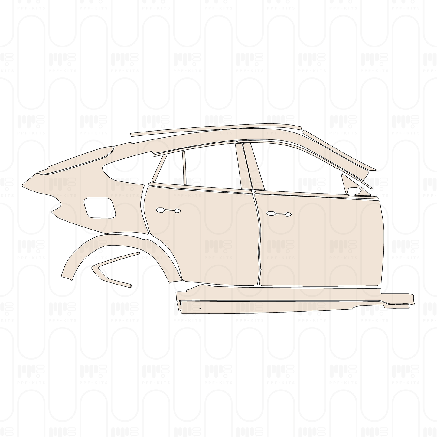 Pre-Cut PPF BMW X6 M Sport 2022