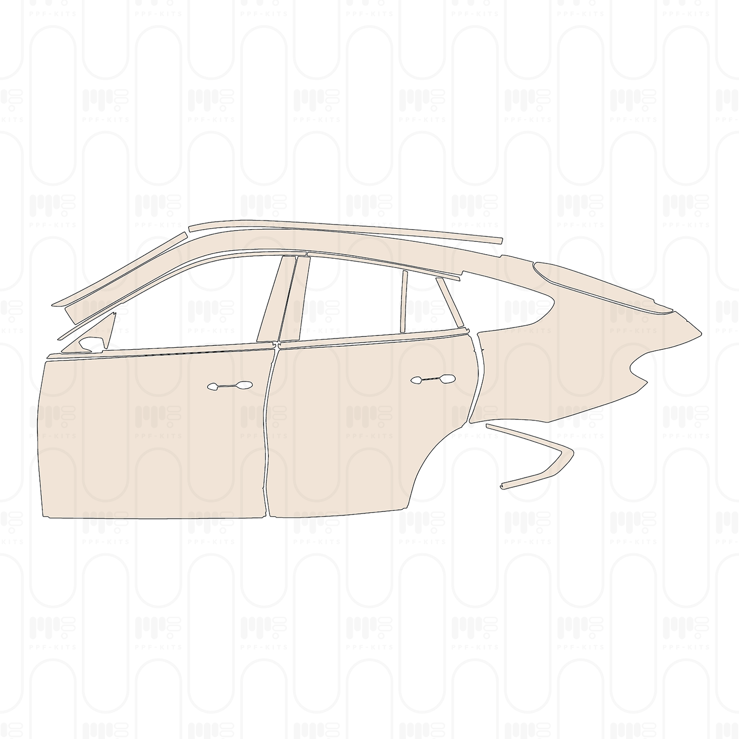 Pre-Cut PPF BMW X6 Base 2022