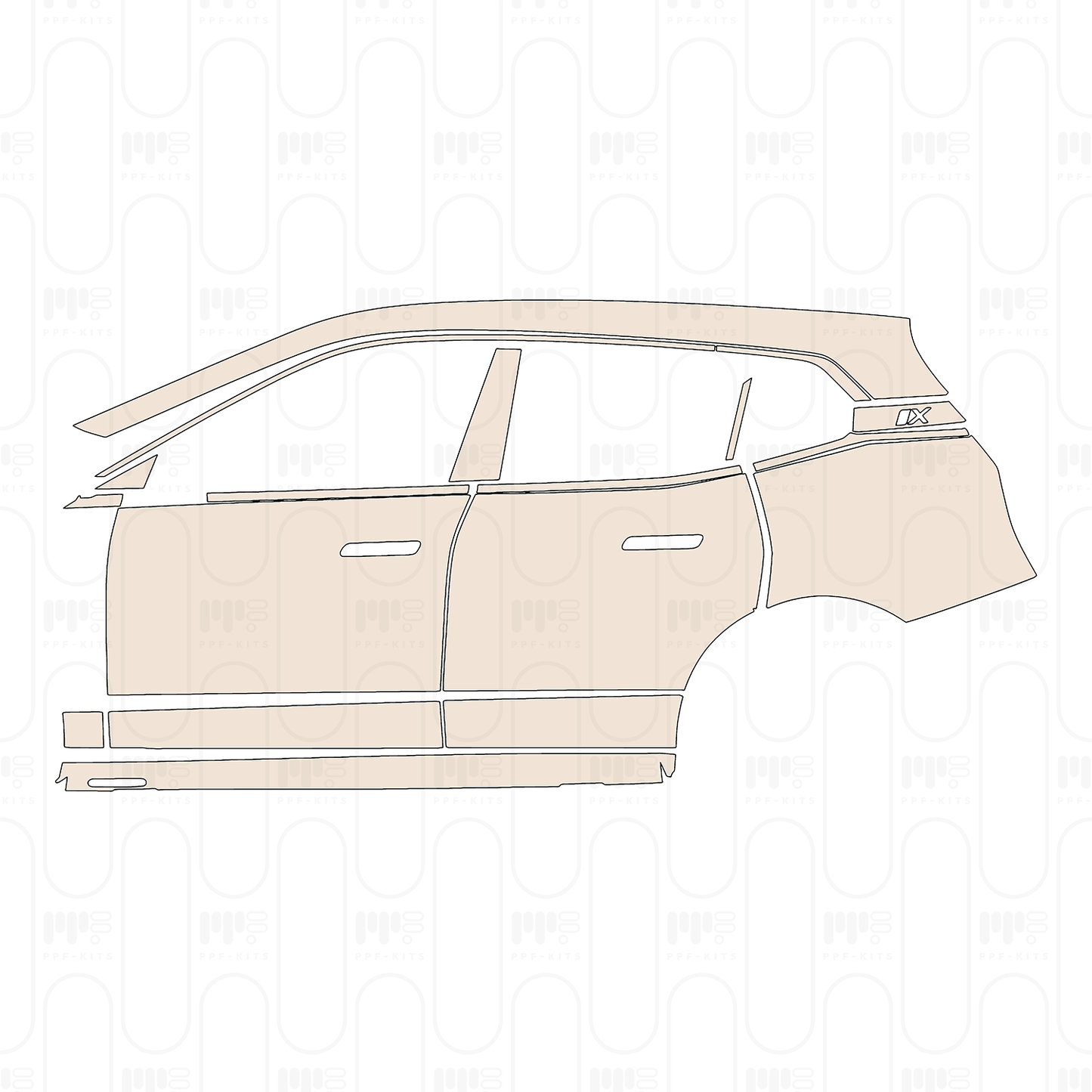 Pre-Cut PPF BMW iX M Sport 2023