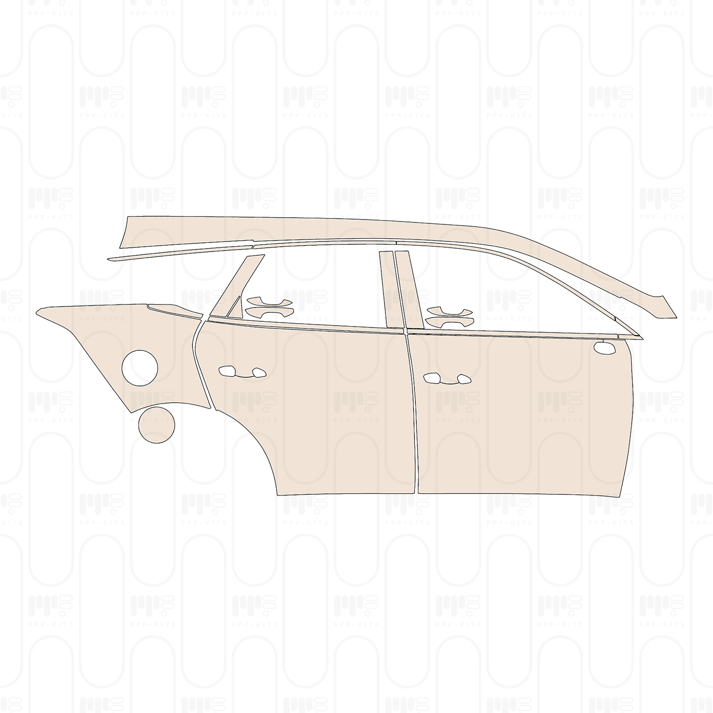 Pre-Cut PPF BYD Tang New Energy (CN) EV 2022